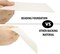 The Beadsmith Beading Foundation – 4.25 x 5.5 inches – White Fabric – 1 Sheet – Made in The USA – Stiff & Durable Material Used for Bead & Stitch Embroidery, cabochon Beading and Sewing